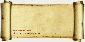 Snežana Hrnjaković vizit kartica